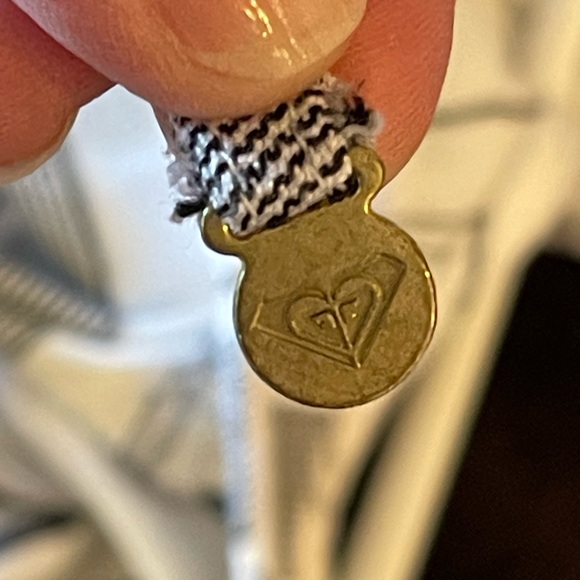 Roxy Love to Go Maxi Dress Cover Up Dress White with Strips Size M - Picture 11 of 11